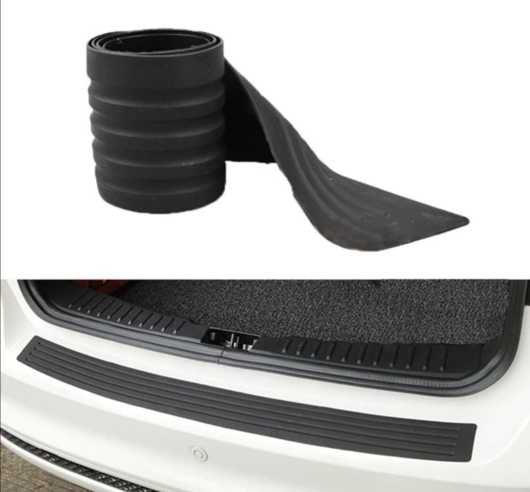 Car boot protector rubber (Category: Racks & Protection) located in Singapore. Submitted by SGBP2023 (Listing ID 1136874177, Image 1). Description: Brand New! With mounting tape 90cm x 8cm Universal for all cars. Free normal postage to mailbox or qxpress courier to your doorstep add $3.