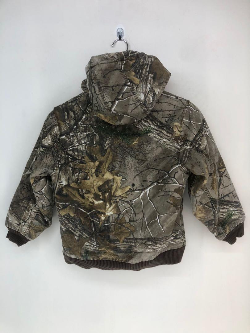 Carhartt camo jacket youth discount
