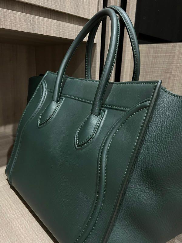 Celine dark green bag shop