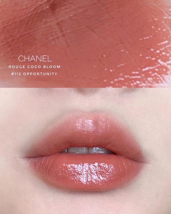 全新現貨CHANEL 唇膏Rouge Coco Bloom 112 OPPORTUNITY, 美容＆個人護理, 健康及美容- 皮膚護理, 化妝品-  Carousell