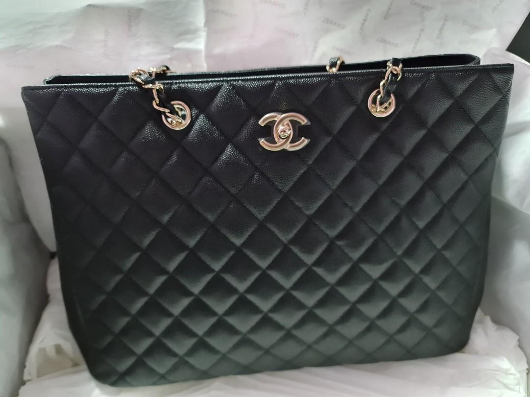 Chanel Timeless Classic Tote Caviar Small Shopping Bag 2022 🖤
