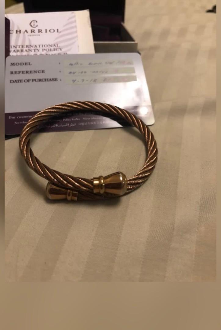 charriol bracelet large (Category: Luxury Accessories) located in Manila. Submitted by 29chi (Listing ID 1136991668, Image 1). Description: ptp admin selling charriol bangle in good condition with inclusion rfs decluttering pm for inquiries po thank you so much.