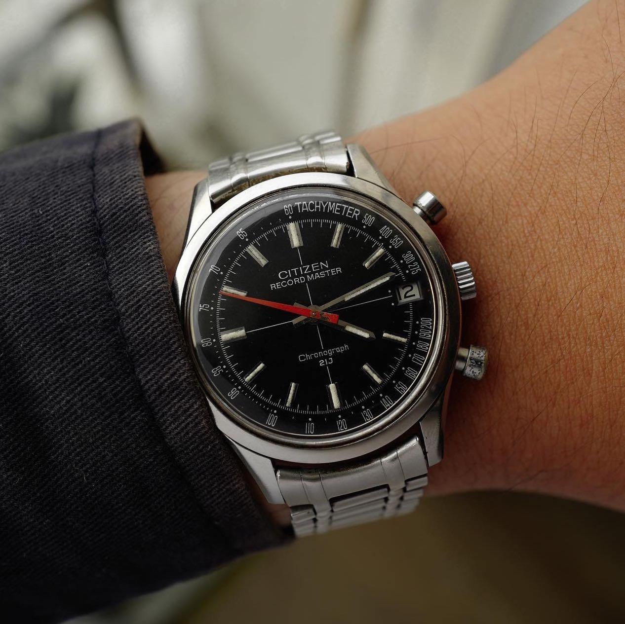 Citizen Recordmaster Flyback Chronograph, Luxury, Watches on Carousell