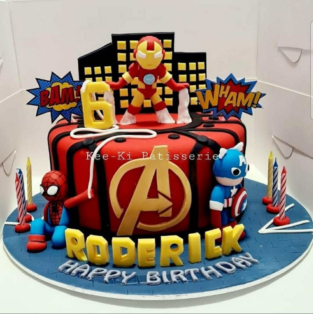 Avengers 'BOOM' Happy Birthday Cake Topper online bestellen | Party Spirit