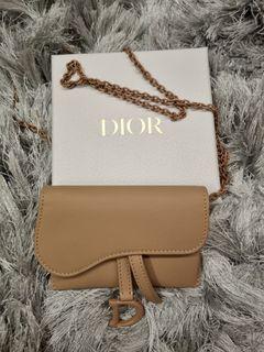 Dior Nano Saddle Pouch (could be used as cardholder or nano crossbody) Grab  in-store or online ✓ @paylatermys / credit card / e-wallet…