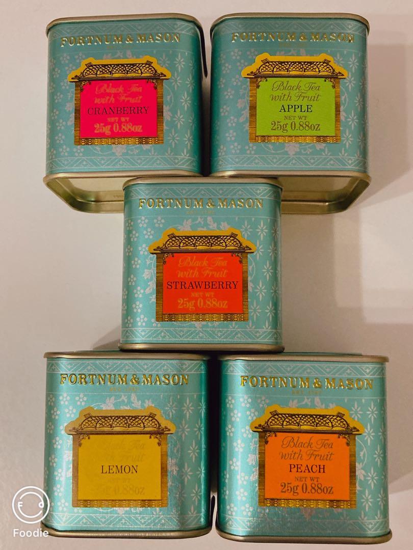 F M Fortnum Mason Black Tea With Fruit 25g 精美小鐵罐紅茶果茶茶葉 嘢食 嘢飲 其他食物及飲料 Carousell