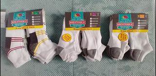 Fruit of the Loom Sock Sets Micro Mesh 8-Pair Ankle or Low-Cut or No Show NewUSA