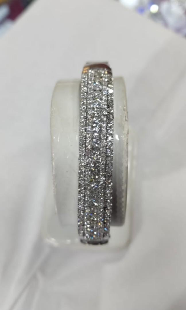 Gelang Berlian shining emas putih