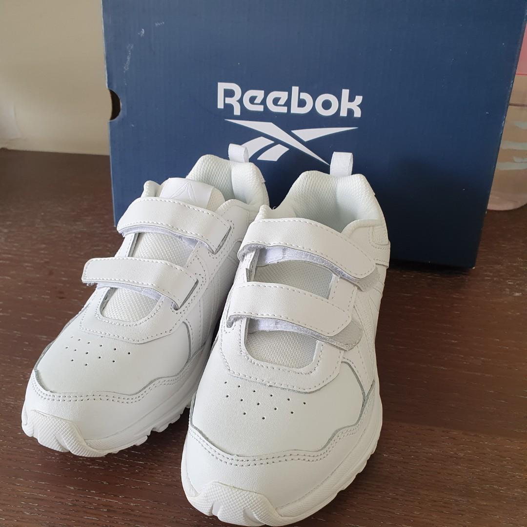 Reebok white outlet velcro shoes