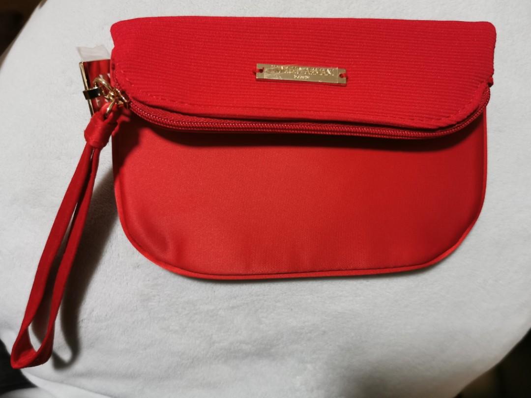 Red armani hotsell purse
