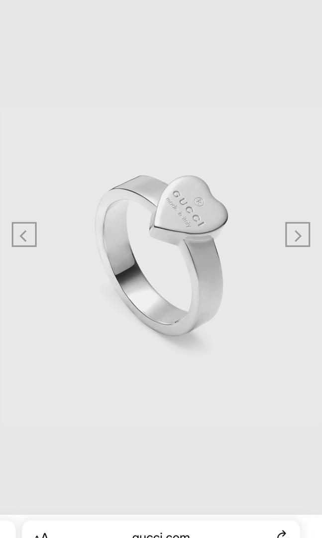 Gucci silver ladies ring Clearance