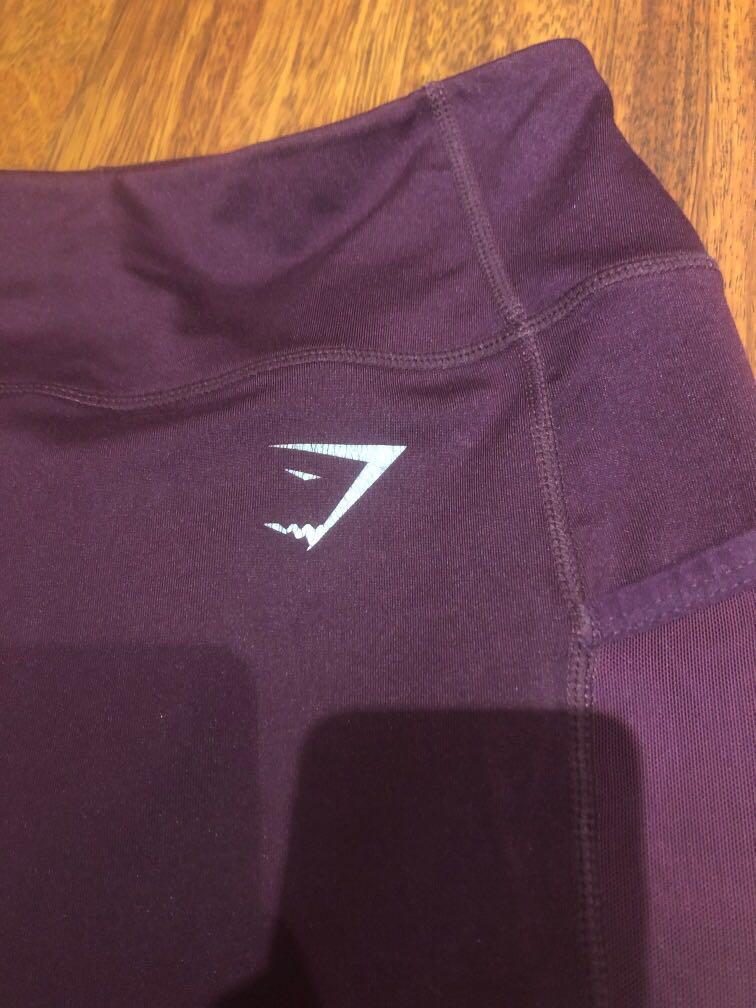 Gymshark maroon legging, Olah Raga 