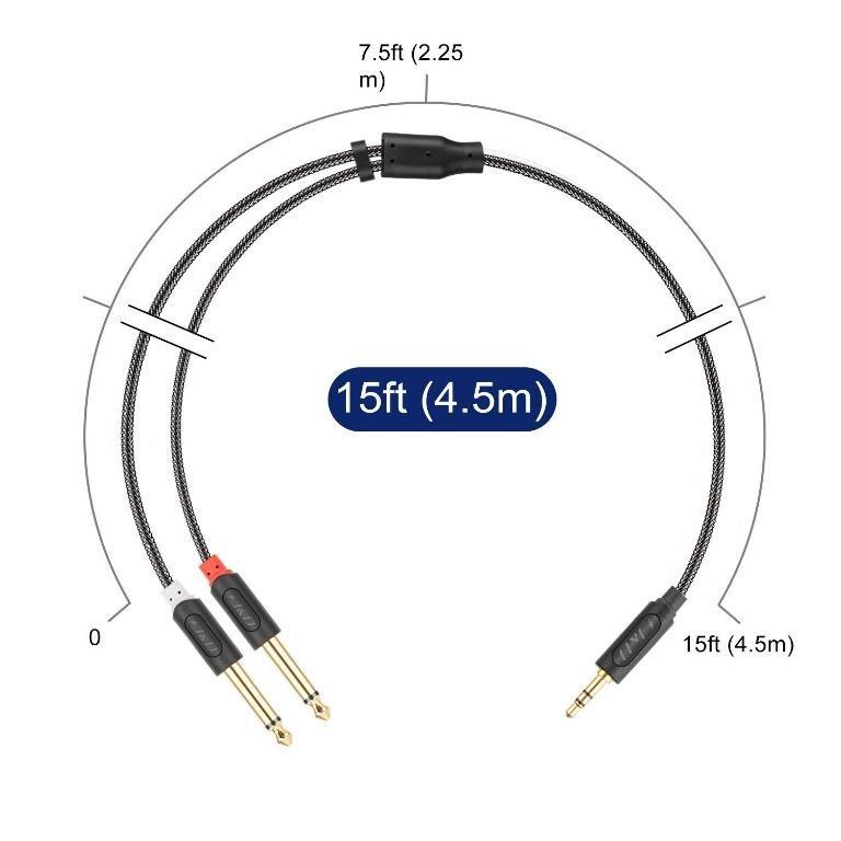 h2038-j-d-3-5-mm-to-2-x-6-35-mm-gold-plated-audiowave-series-3-5mm-1-8