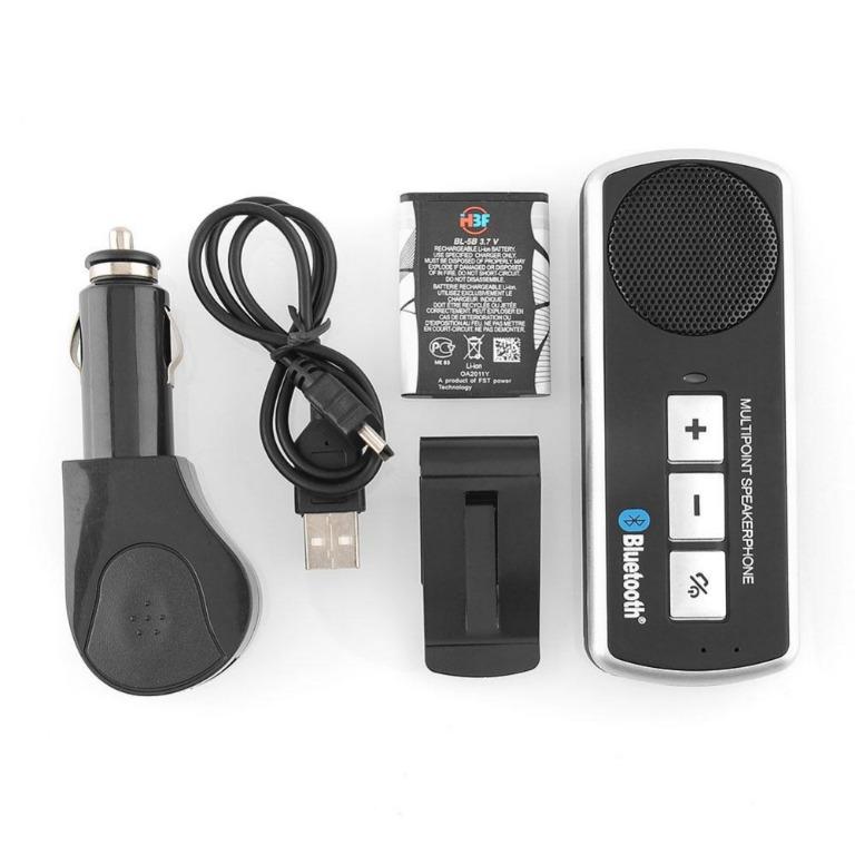 HANDS BCK395 FREE HEADSET BLUETOOTH MULTIPOINT CAR KIT SPEAKER (Category: Portable Audio Accessories) located in Makati City. Submitted by buy4lesscomph (Listing ID 1136960251, Image 2). Description: Item Code: BCK395 SALE PRICE: P99.00 Connectivity: Wireless Bluetooth Version: 2.1 Built-in Speaker and microphone. Standby Time: Up to 1000hrs. Working Range: Up to 10 meters. Operating Frequency Band: 2.40 to 2.48GHz unlicensed ISM band Talking Tim