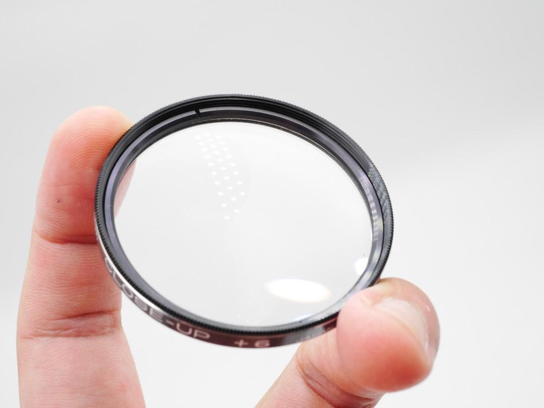 Hanimex 49mm Skylight and +6 Closeup filter with case, Photography