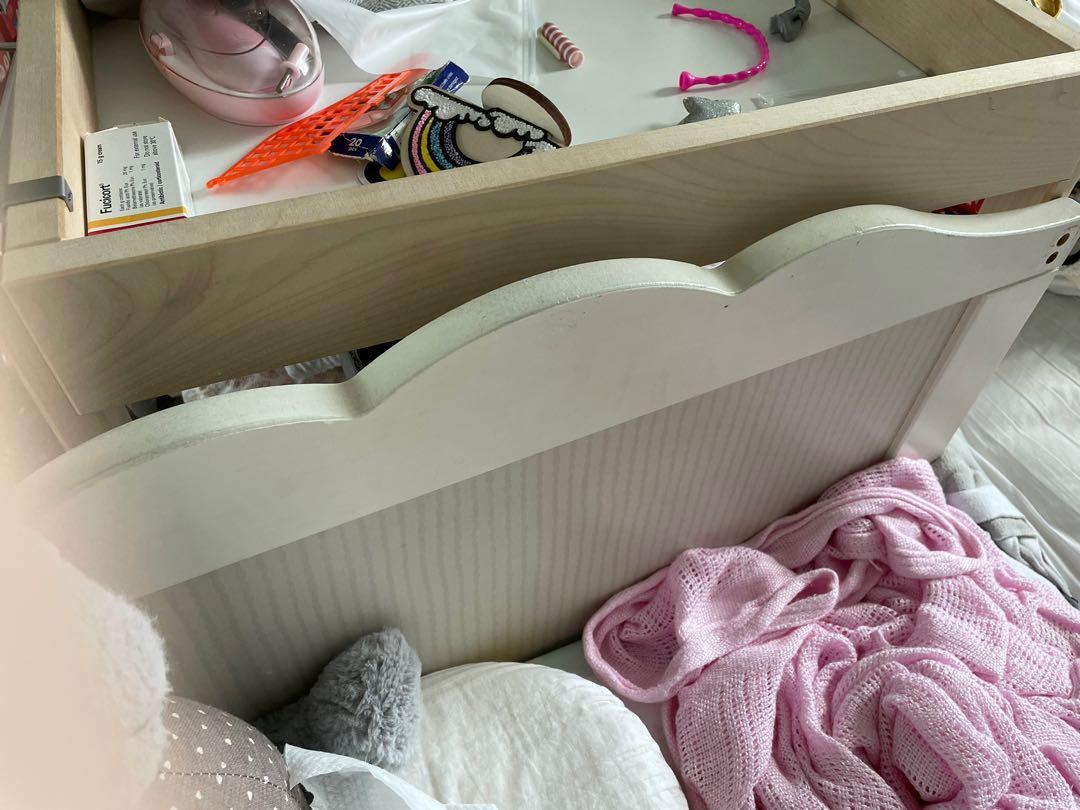 GETHA + IKEA BABY COT HENSVIK with GETHA mattress, Babies & Kids, Baby