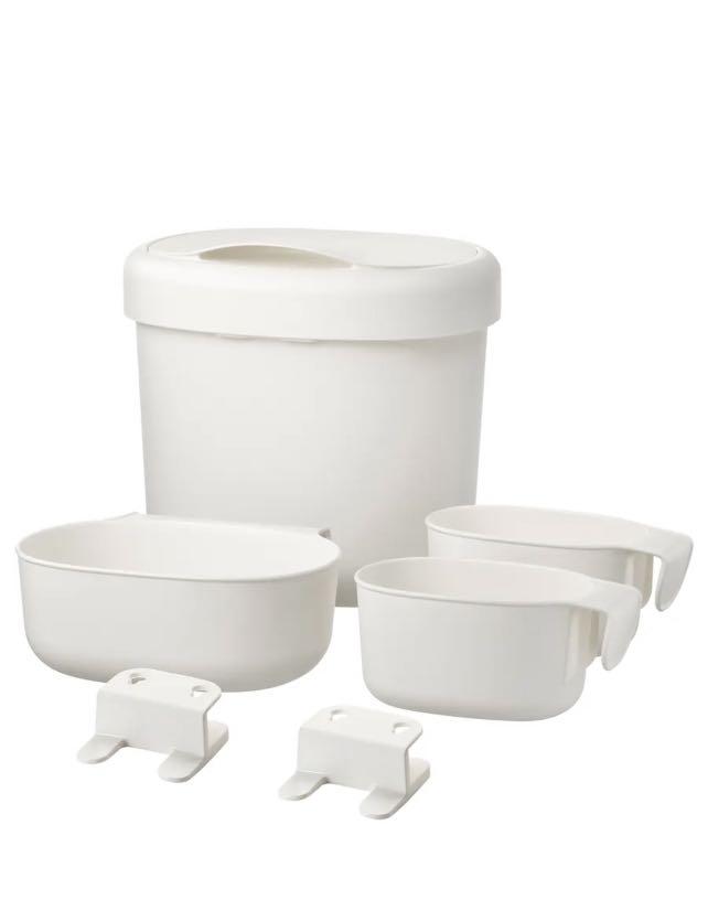 Ikea Basket Diaper Bin changing table, Babies & Kids, Baby Nursery