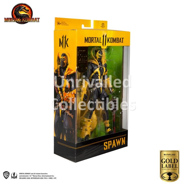 In Hand Mcfarlane Toys Mortal Kombat 11 7 Inches Scale Gold Label Spawn Curse Of Apocalypse 5396