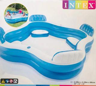 Intex Swimming pool with four corner chair