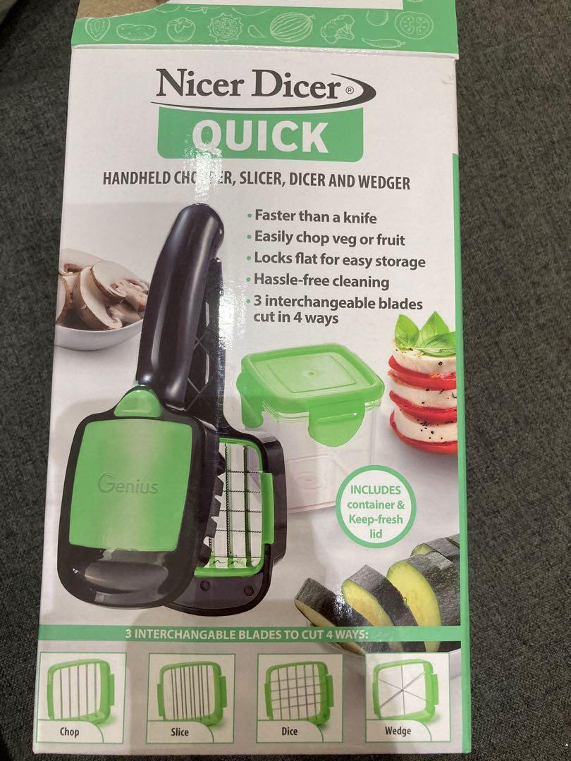 JML Nicer Dicer Quick Handheld Chopper, Slicer, Dicer & Wedger