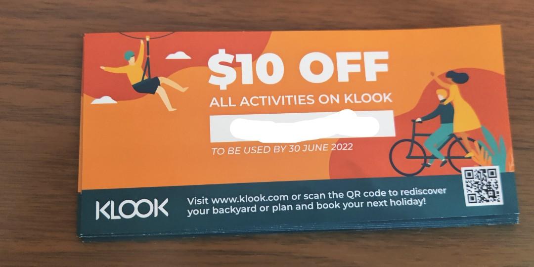 Klook voucher for all activities, Tickets & Vouchers, Local Attractions