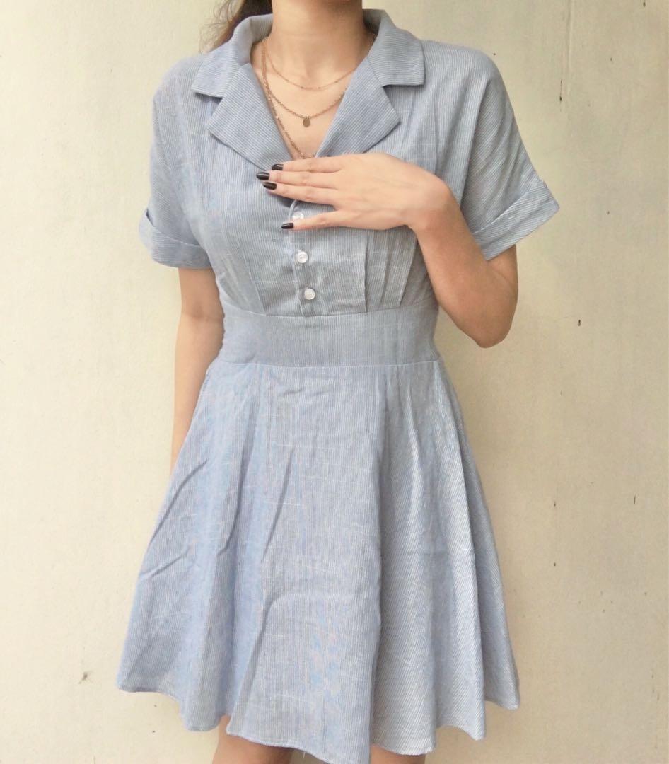 Korean Dress / Dress Korea / Ruffle 