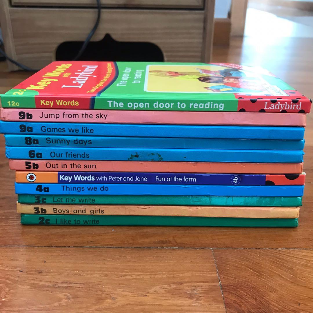 all-for-8-ladybird-key-words-reading-scheme-peter-and-jane-english