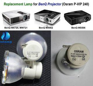 Lamp Replacement for BenQ Projector (OSRAM 240)