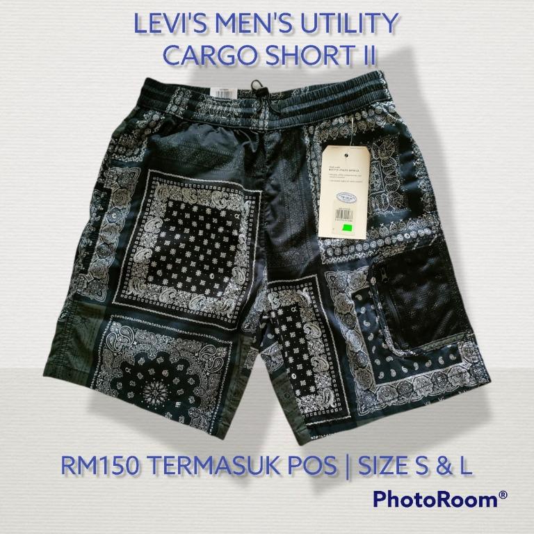 Levi's utility cargo top shorts