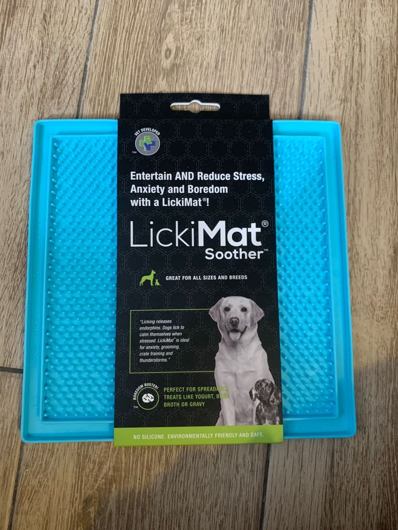 Dog Lick Mat Slow Feeder Pet Food Lickimat Soother Silicone With Suction  Cups UK