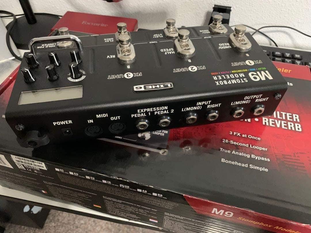 Line 6 M9 Guitar Effects Modeler, Hobbies & Toys, Music & Media