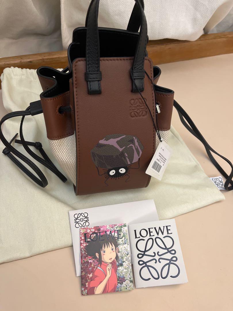 Loewe x Spirited Away [Susuwatari] Hammock Bag Mini Ghibli / New Japan HTF  Item