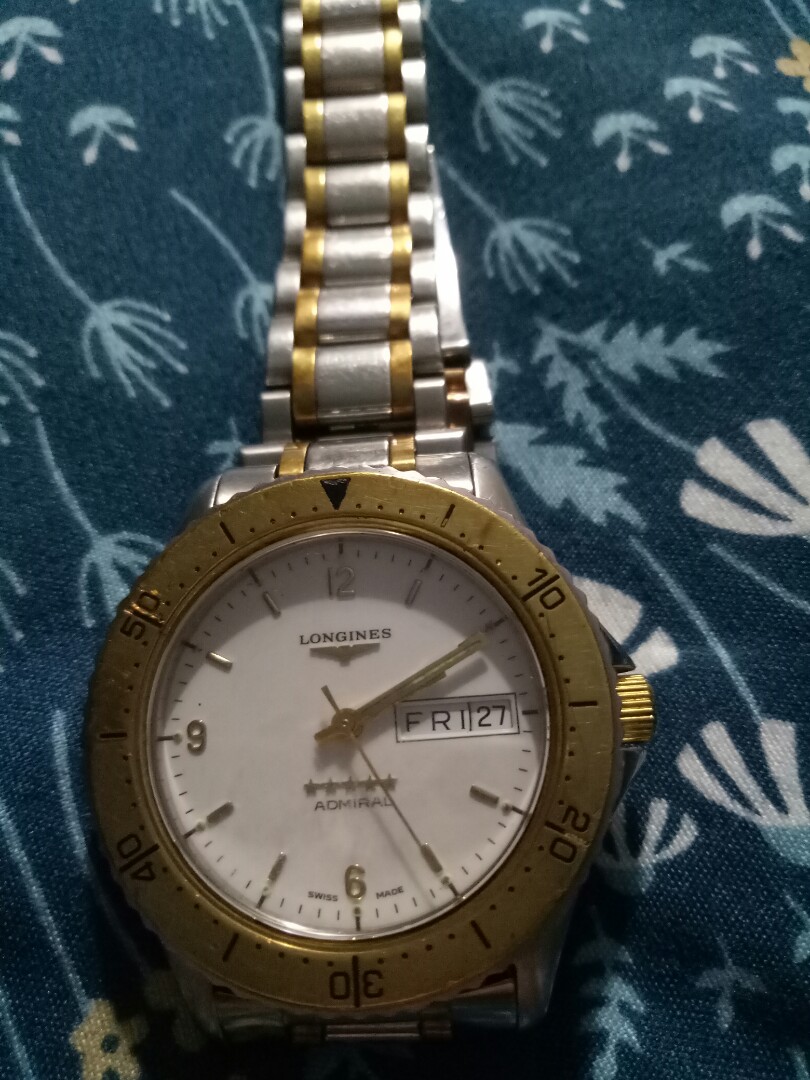 Longines admiral hotsell 5 star gold