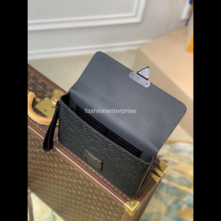 Jual LV Authentic Pochette / Clutch Men A4 S Lock Monogram - Jakarta Utara  - Ska Luxury Branded