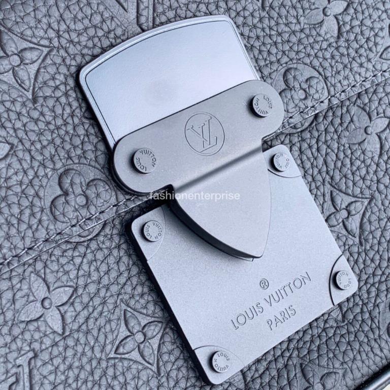 Louis Vuitton S-Lock Messenger Mineral Grey Taurillon