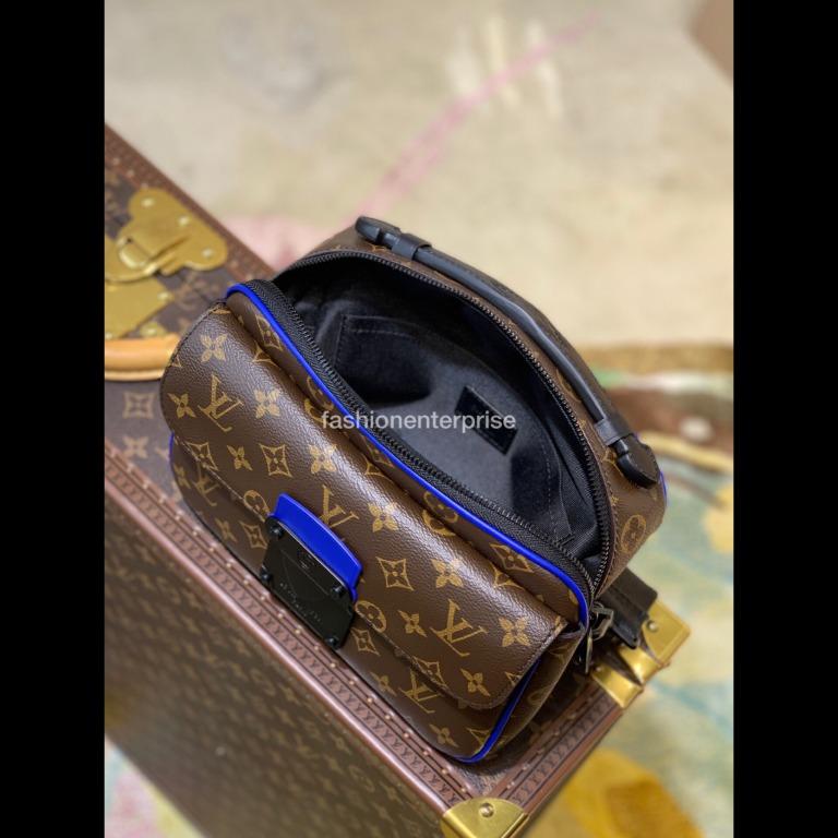 S Lock Messenger Bag Macassar Monogram – Keeks Designer Handbags