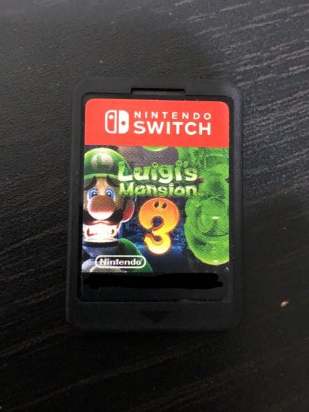Luigi's mansion shop 3 game card