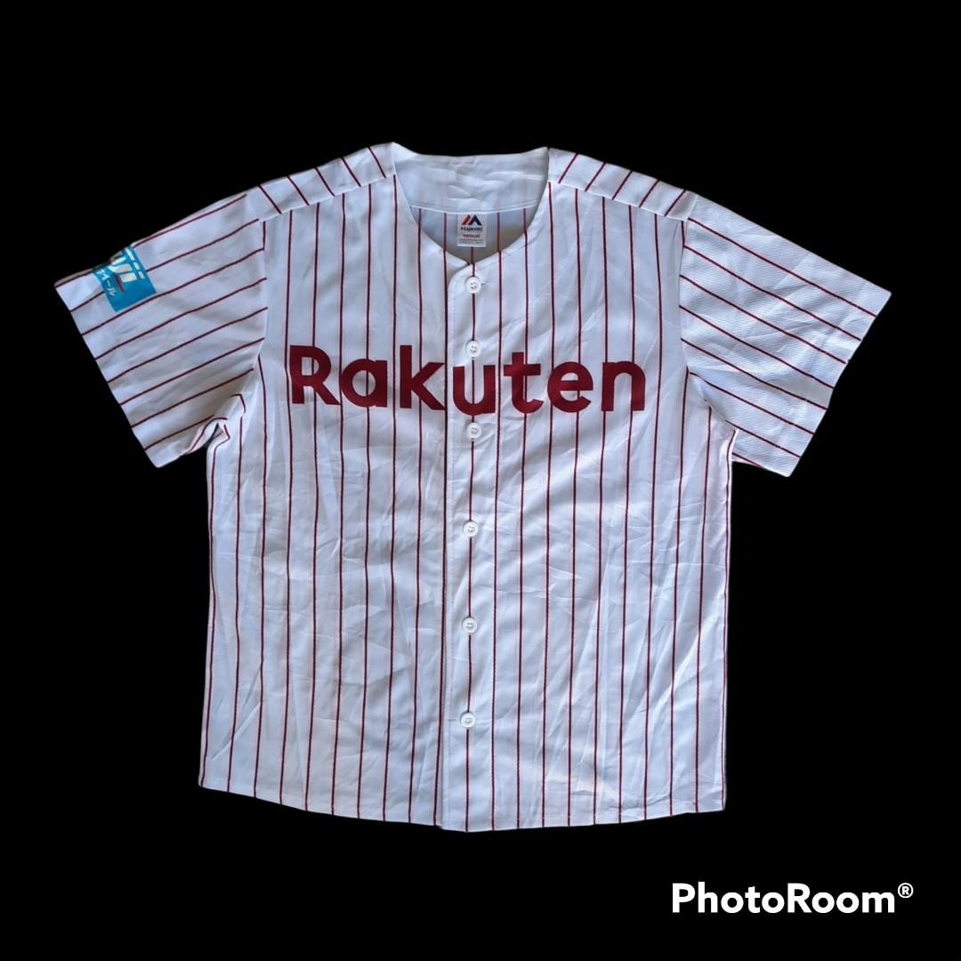Vintage Style Majestic Rakuten NPB Japan Baseball Jersey Shirt 