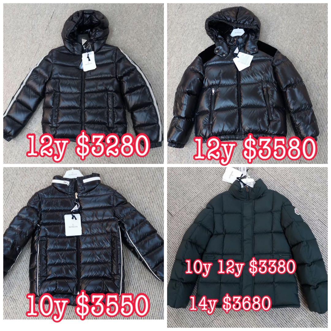 Moncler size cheap