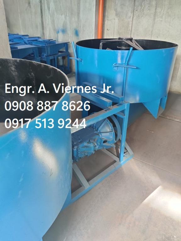 Mortar Mixer for Hollow Block Making, Commercial & Industrial
