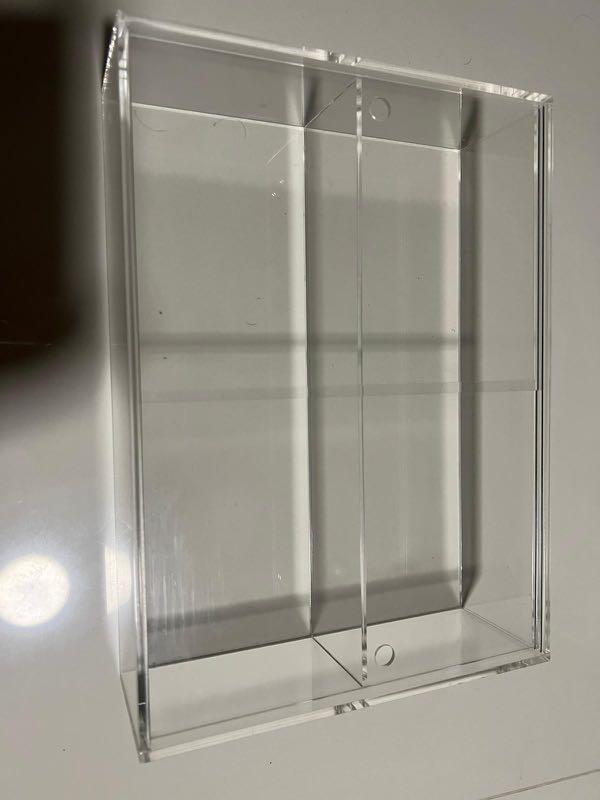 Muji acrylic display case with sliding doors, Furniture & Home Living