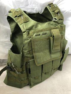 New Imported Wolf Slave MOLLE Tactical Vest Plate Carrier with Steel Cable Wire 900D Oxford Military Combat Assault Hunting Security