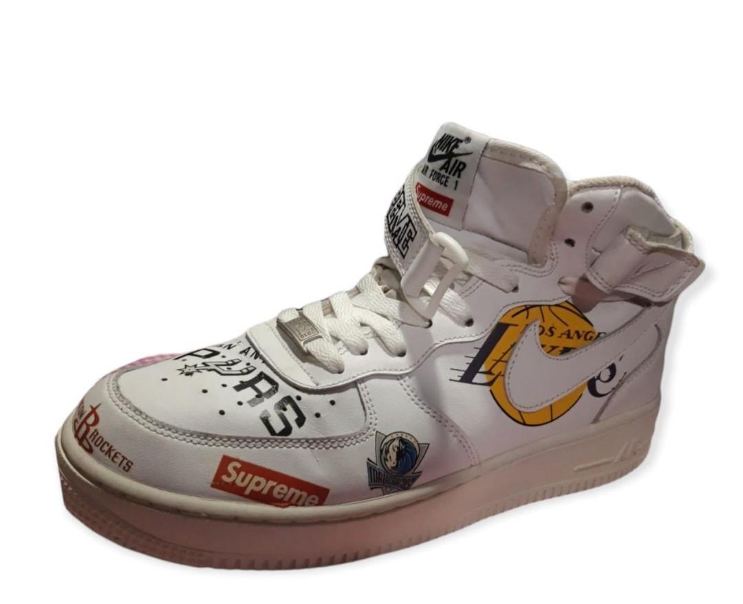 Supreme air force 1 high nba clearance
