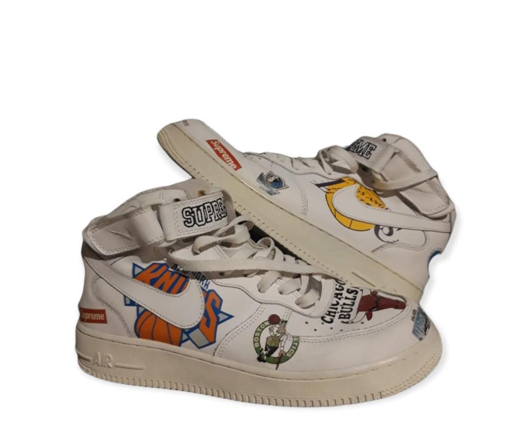 nba x supreme air force 1