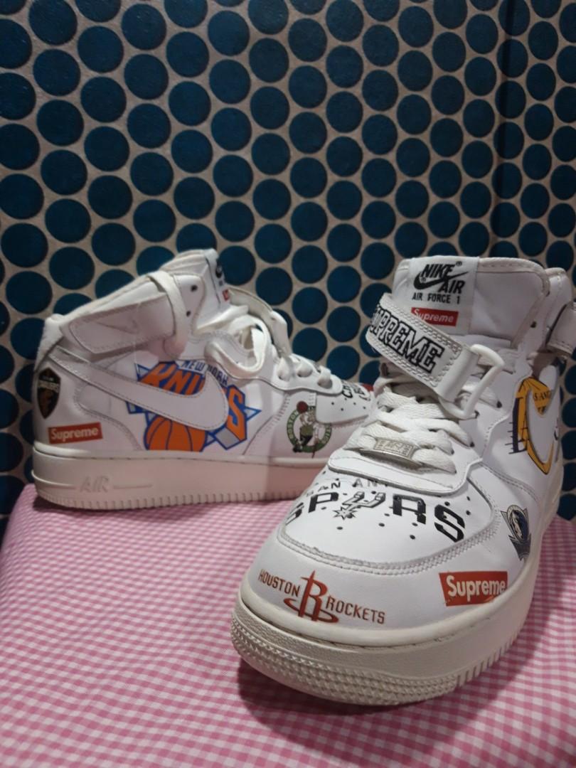 NIKE AIR FORCE 1 X NBA X SUPREME 