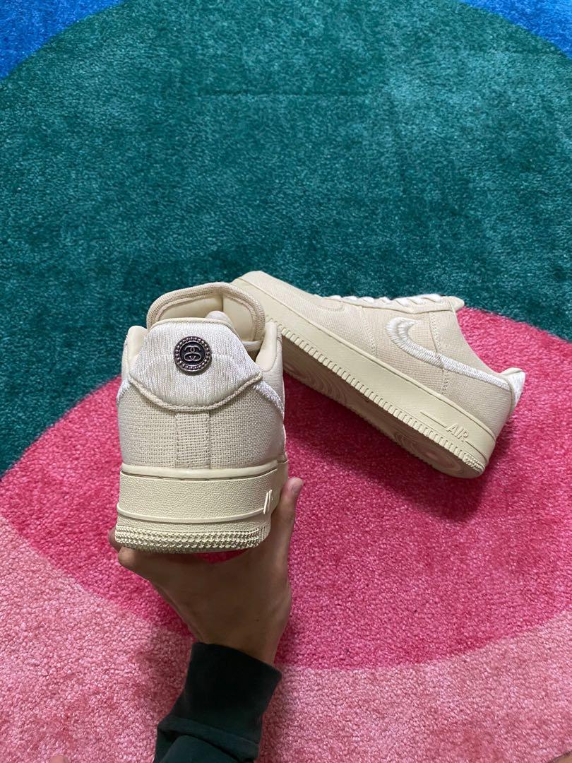 Nike Stussy Air Force 1, Men's Fashion, Footwear, Sneakers on Carousell