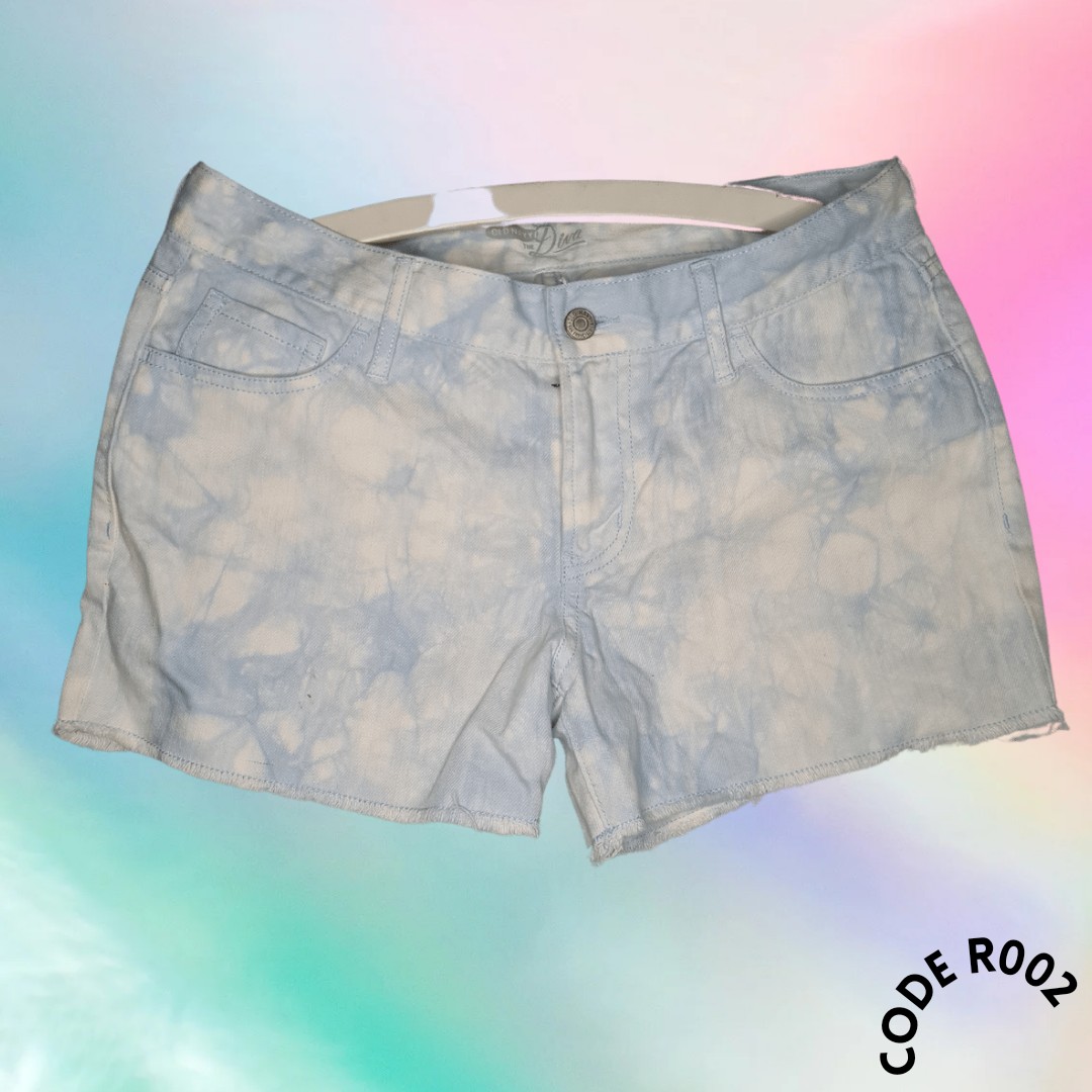 tie dye shorts old navy
