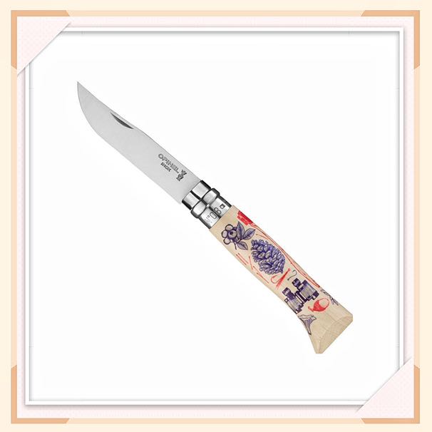 Opinel Limited Edition No. Escapade Folding Knife Bivouac 8號不鏽鋼尖頭摺刀,  運動產品, 行山及露營- Carousell