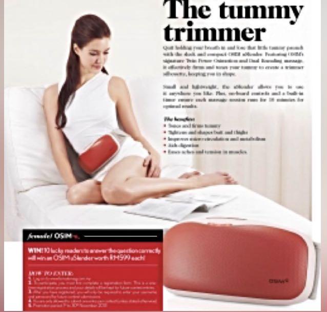 OSIM uslender keep your body shape six pack muscle fitness