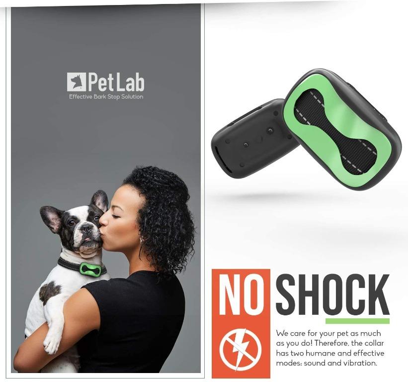 PetLab Dog Anti Bark Collar for Small Large Dogs No Shock Barking
